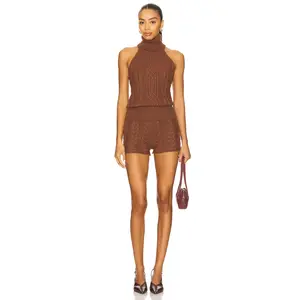 MORE TO COME Kalani Short Set in Brown