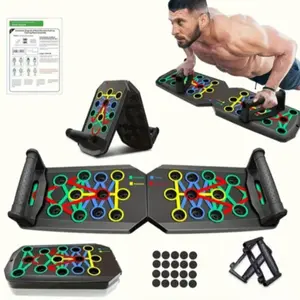 Multifunctional Push-Up Board Set, Home & Gym Exercise Equipment, Chest Muscle Trainer, Strength Training Device, 1 Set,At Home Gym Equipment, Multifunctional Workout Station