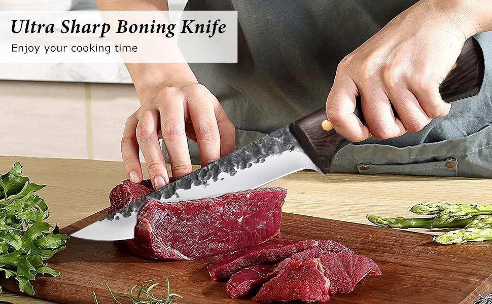 Professional Chef Knife Set, High Carbon Steel with Accessories, Japanese Damascus Pattern, for Kitchen or Restaurant, with Roll Bag