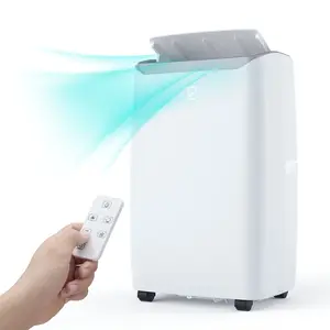 OP-12000 BTU Portable Air Conditioner, AC Unit Cools Up to 550 Sq ft, 3-in-1 Air Conditioner Portable with Cooling Fan Dehumidifier, Quiet 51dB Sleep Mode Room AC for Bedroom, Easy to Install