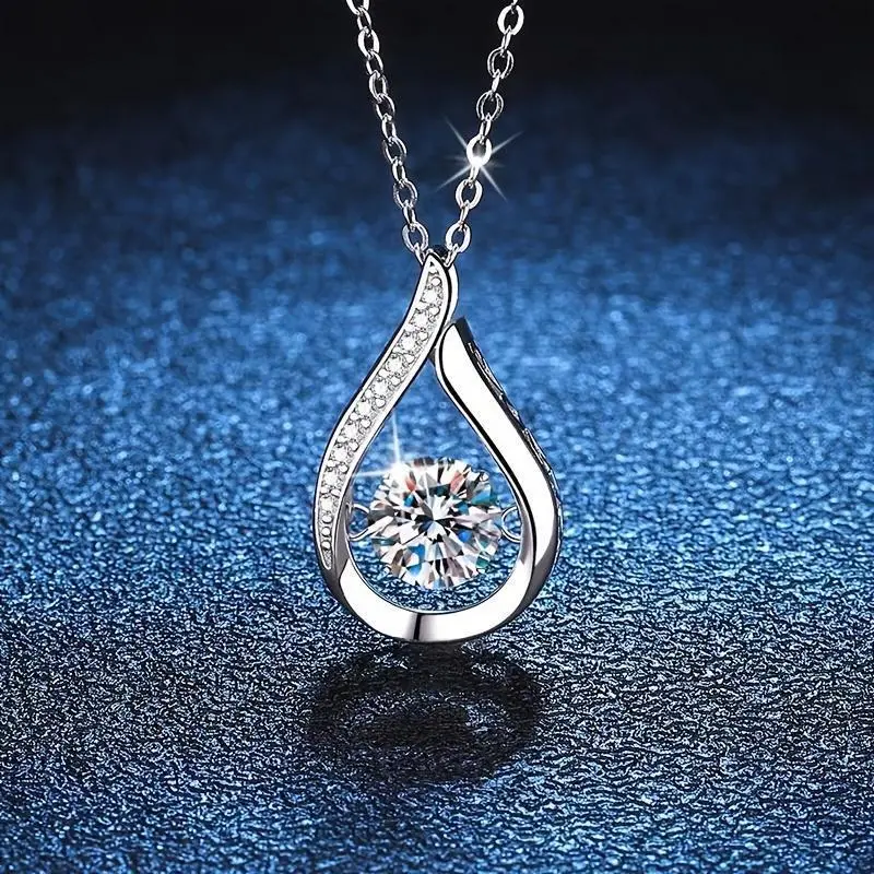 Women's Exquisite Cable Chain Necklace - 1pc Diamond-Encrusted Glitter Long Dangling Luxury Statement Pendant, Perfect Gift for Parties, Anniversaries, Cable Chain Necklaces, Diamond-Encrusted Necklaces