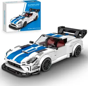 Dodge Viper Racing Car Building Blocks,394pcs Model Kit, Birthday Gift for KidsAges 6+, Creative Display Toy
