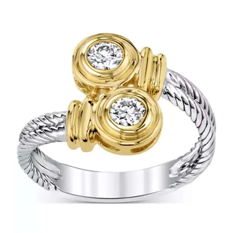 1 PC Luxury Cubic Zirconia Ring For Women For Valentine's Day Gift Wedding Anniversary Party Jewelry Engagement Rings Beautiful Rings