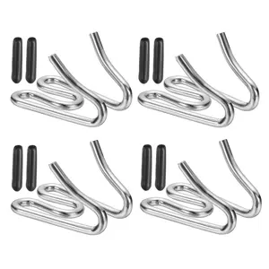PETAXCELL Dog Collar Extra Links, Prong Collar for Pets Stainless Steel Pinch Dog Training Collar 2.9mm, (Silver, 4sets)/ Intended for Small / Medium / Large Dogs Training