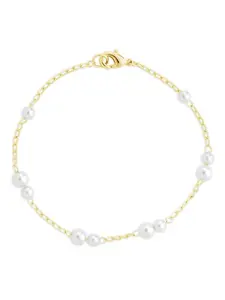 Tallulah Pearl Station Bracelet