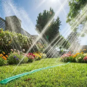15m Precision Sprayer Hose, Garden Irrigation Dust Control Cooling Water Hose, PVC Perforated Tank Set, Outdoor Gardening Equipment