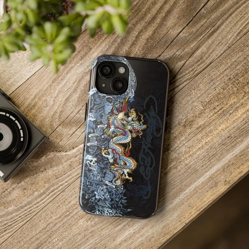 Cool Ed Hardy Dragon Phone Case, Vintage Design, Scratch and Drop  ProtectionTop Trendy Phone Cases Phone Cover Hard Case Tough 2-piece Phone  Case - TikTok Shop