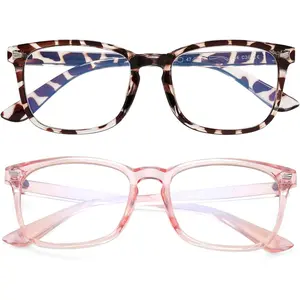 L-SGL004 2Pack Kids Blue Light Blocking Glasses - TR90 Unbreakable Computer Screen Glasses for Boys & Girls