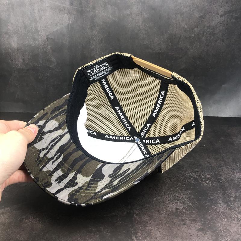 Wood Duck Hunting Hat – Embroidered Duck Design Bottomland Camo Trucker Cap, Perfect Gift for Duck Hunters