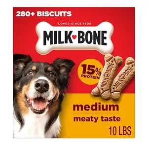 Original Dog Treat Biscuits for Medium Dogs - Crunchy Training & Reward Treats for Adult Dogs - 10 lb Bag