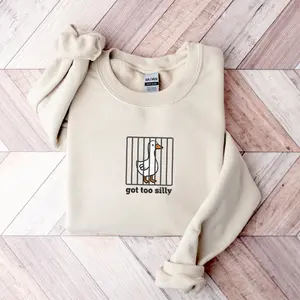 Silly Goose Shirt, Got Too Silly Shirt, Goose Tee, Silly Goose Shirt, Funny Shirt Gift