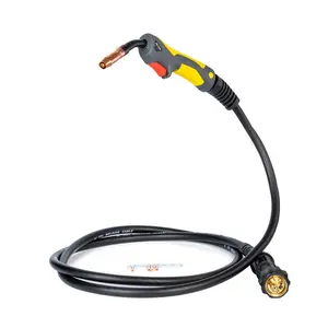 Puwu 15AK 160Amp MIG Welding Gun Torch Euro Connection With 10ft(3m) Cable For Flux core/Gas MIG Welding/CT418