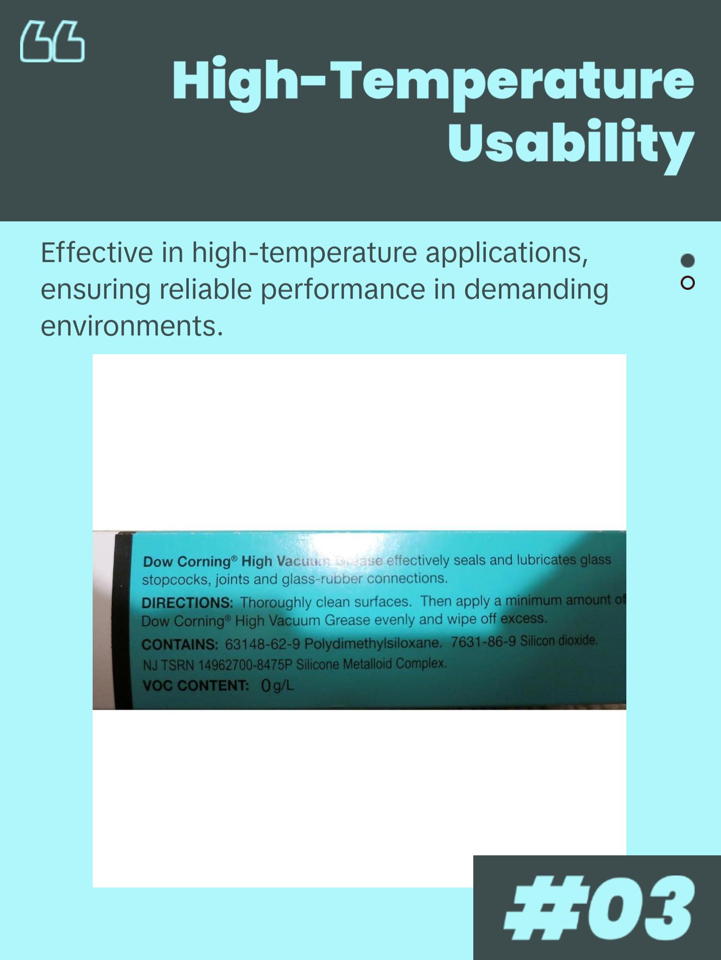 Dow Corning Vacuum Grease 5.3oz Tube