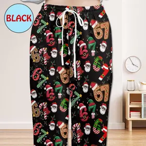67 Meme Pajamas Pants, Six Seven Christmas Pajama Pants, 6 7 Christmas Pants, Funny Holiday Loungewear - Orders placed today will NOT arrive by Christmas