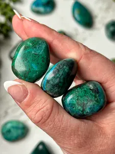 Chrysocolla Tumbles - Throat Chakra - No. 4