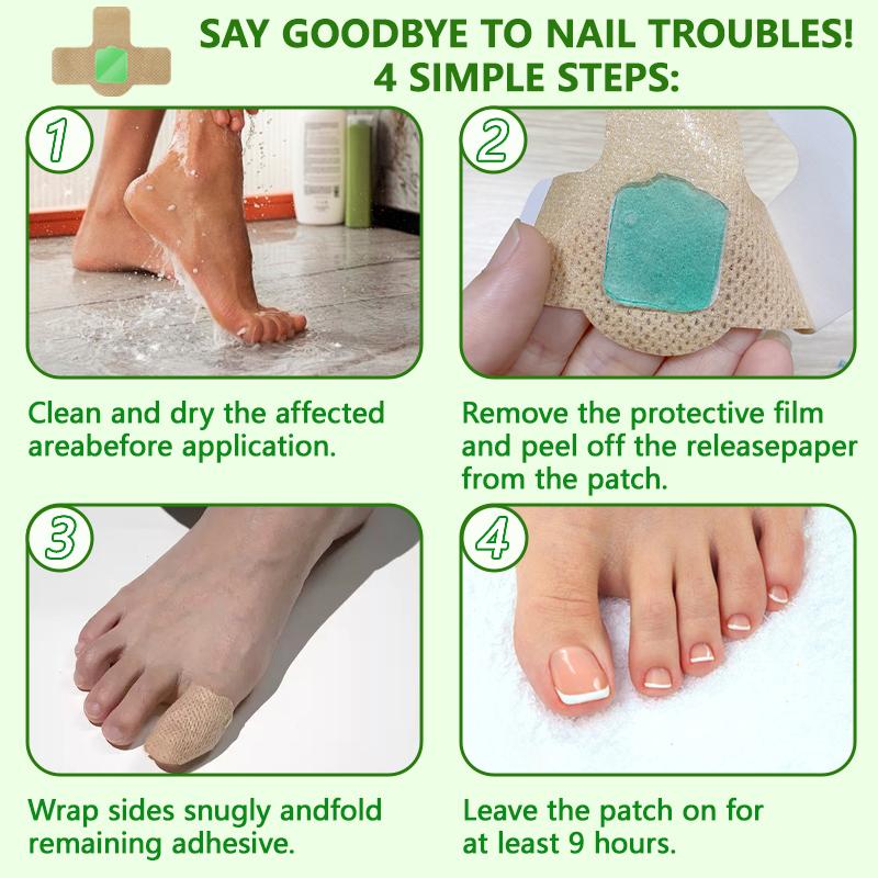Lansiyi Fungal Nail Patches, 21pcs/box Nail Health CarePatches, Nail Fungus Care Patches with 5 Herbs for Solving Fungal Nails and Other Nail Problems, NailSupplies, Daily Care Nails Kit Set, Nail Tech Supplies,Self Care Tools Matte Japanese