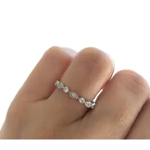 Art Deco Wedding Band