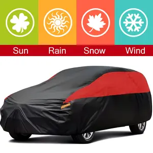 Universal Waterproof Car Cover for Sedan & SUV,Suits All-Weather Outdoor and Garage Parking,Sunproof,Rainproof,Dustproof,Snowproof,Scratch Resistant