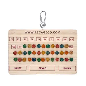 A&E Hb01537 Wood And Cork Keyboard