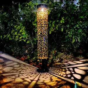 Solar Garden Floor Light, Automatic LED Outdoor Pathway Light, Outdoor Pathway Lighting, Decorative Light for Yard, Garden, Path, Lawn and Party, Solar Landscape Lights