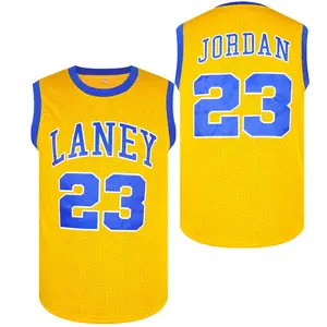 Men's #23 Custom Embroidered High School Basketball Jerseys Stitched Personalized Any Number Name Multiple Sizes Breathable Athletic Wear for Training Games Daily Casual TikTok Shop