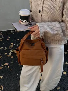 Women's Casual Commuter Handbag, Fall New Office Bag, Single Shoulder Crossbody Bag, Simple Style, Casual Handbag Satchel, Perfect for Work and Daily Use