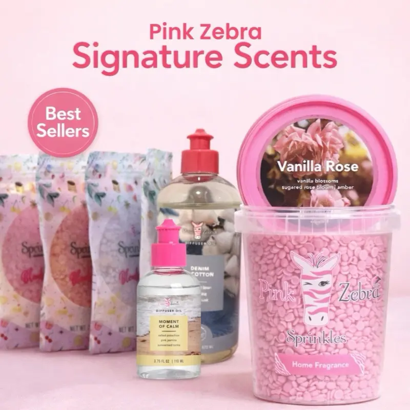 Pink Zebra Sprinkles 2026 Signature Scents Non-toxic Wax Melts for