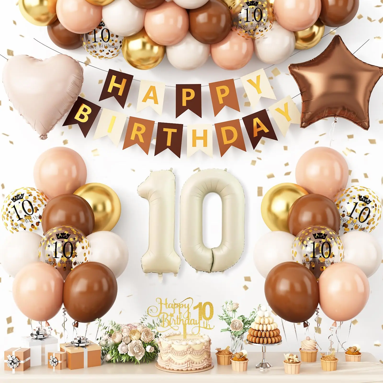 10th Sand White Brown