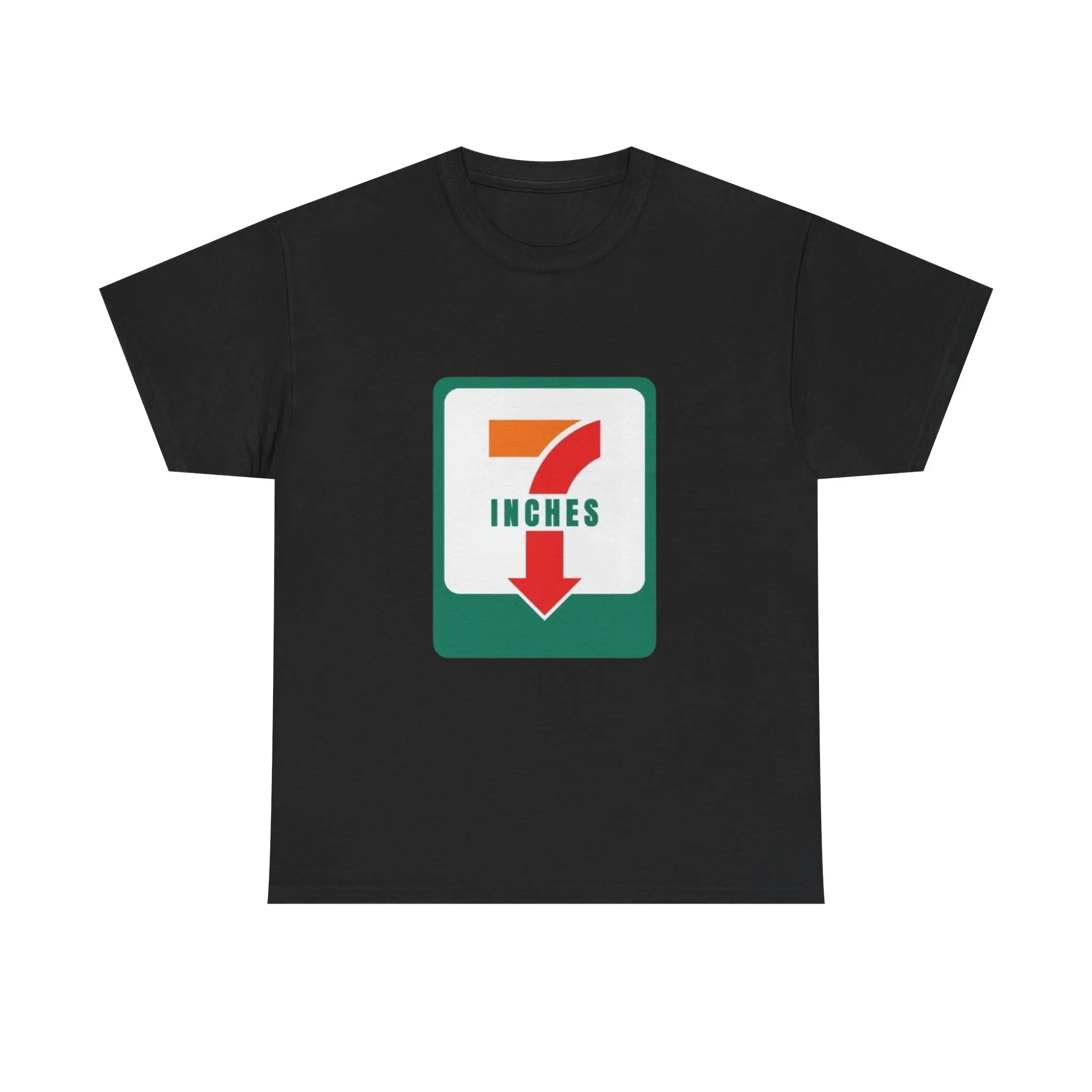 7 Inches Arrow logo T-Shirt | Retro Gas Station Sign Graphic