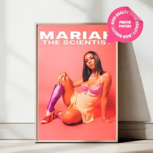 Mariah The Scientist Poster – Aesthetic R&B Wall Art, Multiple Sizes (8x12 to 24x36), Unframed