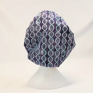 DNA Bouffant Surgical Dental Scrub Cap Hat Cotton