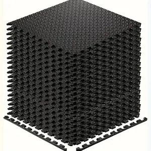 Durable Eva Foam Interlocking Mats Set, 20-Piece Non-Slip Waterproof Flooring Tiles for Home Gym Pilates Yoga Game Room, Durable & Foldable