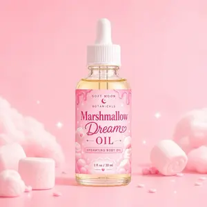 Marshmallow Dream Body Oil  Hydrating Body Oil for Glowing Skin | Sweet Marshmallow Scent, Lightweight Non-Greasy Oil, Soft Smooth Radiant Skin, Moisturizing Body Oil for Dry Skin Glow, SAMPLE SIZE