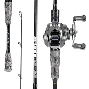 Sougayilang Fishing Rod and Reel Combo, 2-Count Baitcaster Combo, Medium Fishing Pole and 7.2:1 High Speed Gear Ratio Baitcasting Reel Combo