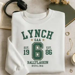 Boys of Tommen Embroidered Sweatshirt – Rugby College Classic Crewneck – Lynch 6 Embroidered Hoodie – Book Gift for Readers