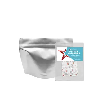 PackFreshUSA 7.5 Mil MRE Mylar Full-Portion Bags and 200cc Oxygen Absorbers