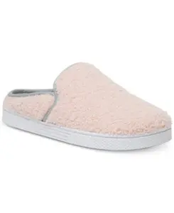 Dearfoams Micro Curly Pile Clog Slippers - Size 10