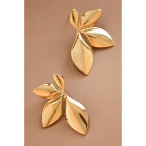 18k Gold Waterproof Stainless Steel Earrings