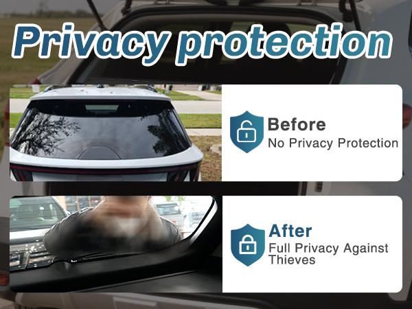 Nilight Trunk Cargo Cover for Audi Q5 2018 2019 2020 2021 2022 2023 2024, Retractable Security Shade Rear Cargo Cover, with Trunk Storage Net