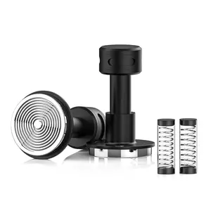 KAPE V5 Click Coffee Tamper, Espresso Tamper with 15lb / 25lb / 30lb Replacement Springs, Impact Espresso Tamper with sound Feedback