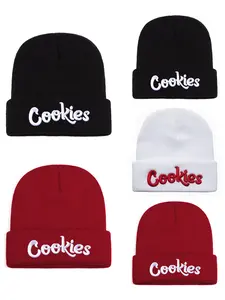 2025 Personalized Fashion New Skeleton Hat Skull Beanie Hat Cookies Embroidered Boundless Hat Street Creative Hip Hop Hat Street Dance Decorative Hat Autumn/Winter Outdoor Sports Skateboard Hat Daily Life Commuting Knitted Hat Male and Female