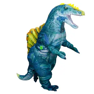 Realistic 3D Print Inflatable Costume, No Battery, Adult Size 155-190cm, with Fan and Battery Box, Halloween Cosplay Party Wear