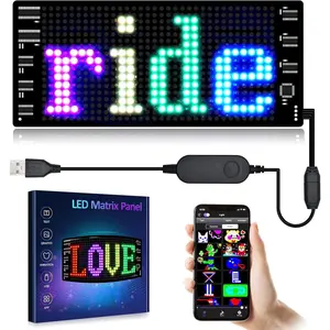 LED Light Signs for ,Programmable Flexible LED Sign, APP Control,Custom Text, Patterns, Animations