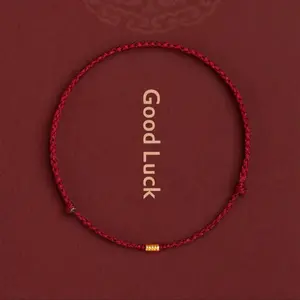 Red String Bracelet with Bead Kabbalah Protection Thread Handmade String Bracelets Good Luck for Women Men Girls Boys