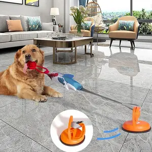 Shark Shape Tug Toy - Interactive Dual-Sided Tug Ropes with Suction Cup for Solo Play