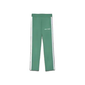 Palm Angels Track Pants Green/White (men) by StockX