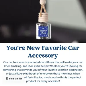 Car Freshener, Car Perfume, Aroma Enhancer, Automotive Interior Accessory for Vehicle Cabin Odor Improvement
