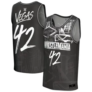 WWE WrestleMania 42 Vegas 3D Tank Top Jersey – Welcome To Arena Ring Print, Unisex Oversized Basketball Tee, Wrestling Fan Gift Street Casual Shirt