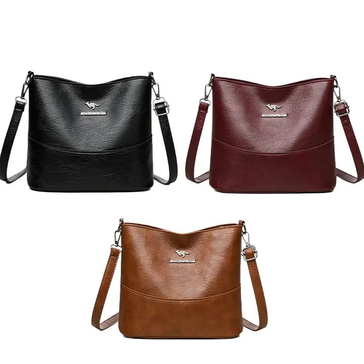 Ladies Solid Colour Shoulder Chain Crossbody Bucket Bag - Elegant Design for Daily Wear, Travel, Work, Shopping, Parties & More - Autumn 2025 Trendy Style