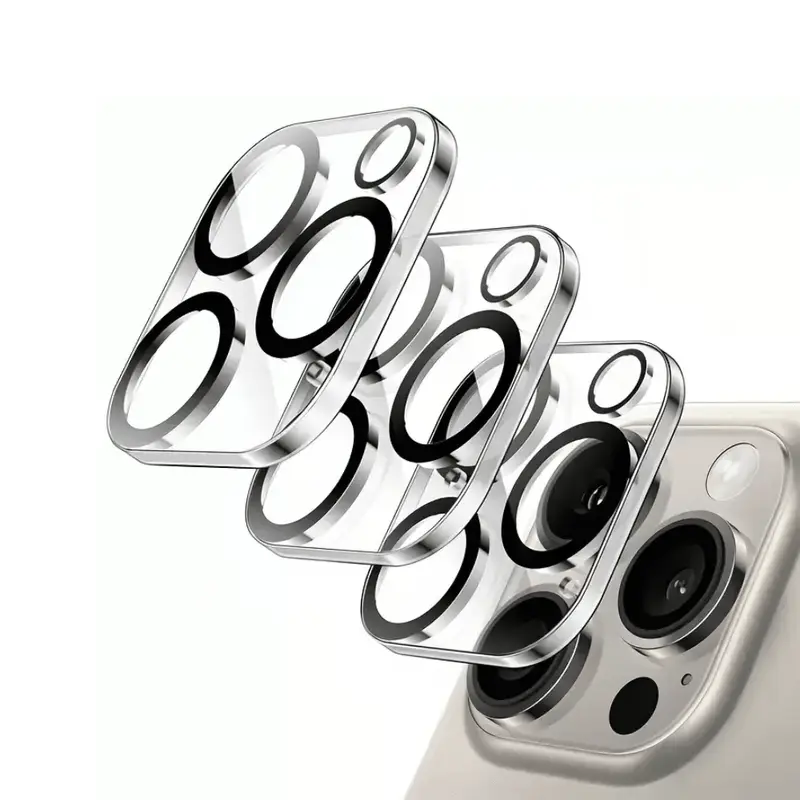 3-Pack Camera Lens Protector Compatible With iPhone 11 12 13 MINI 14 15 16 17 PLUS PRO MAX